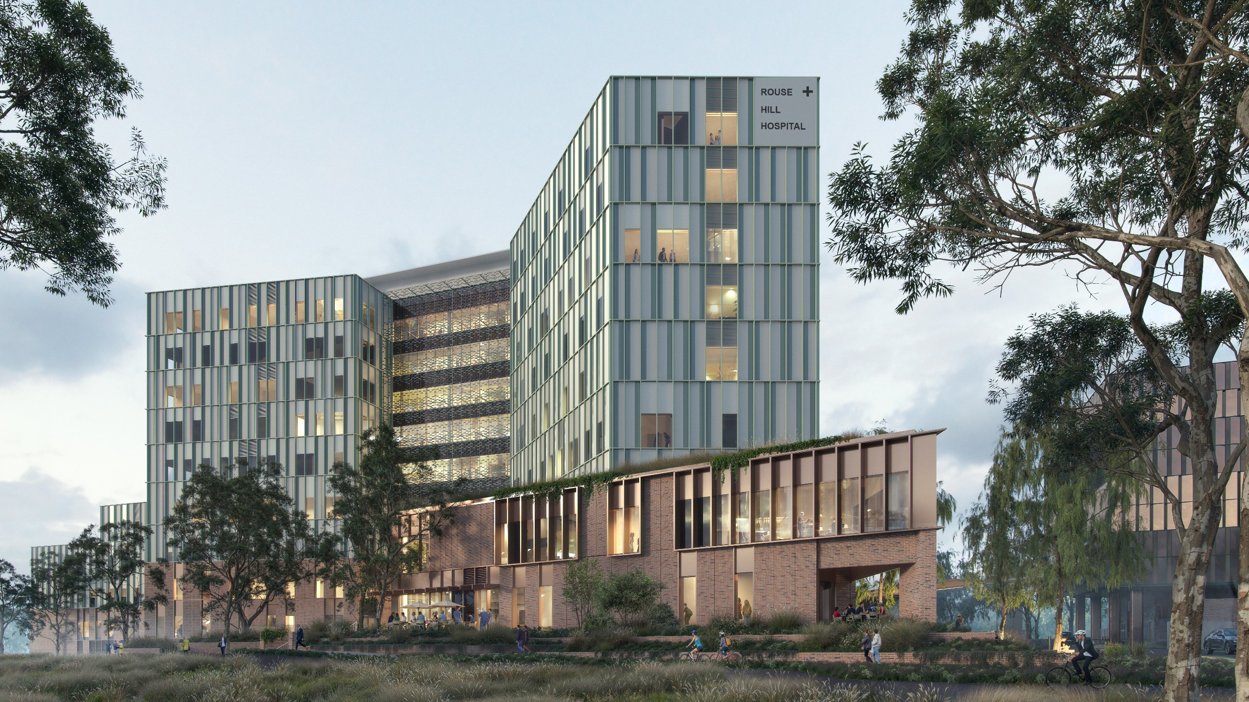 Artist's impression of the new Rouse Hill Hospital