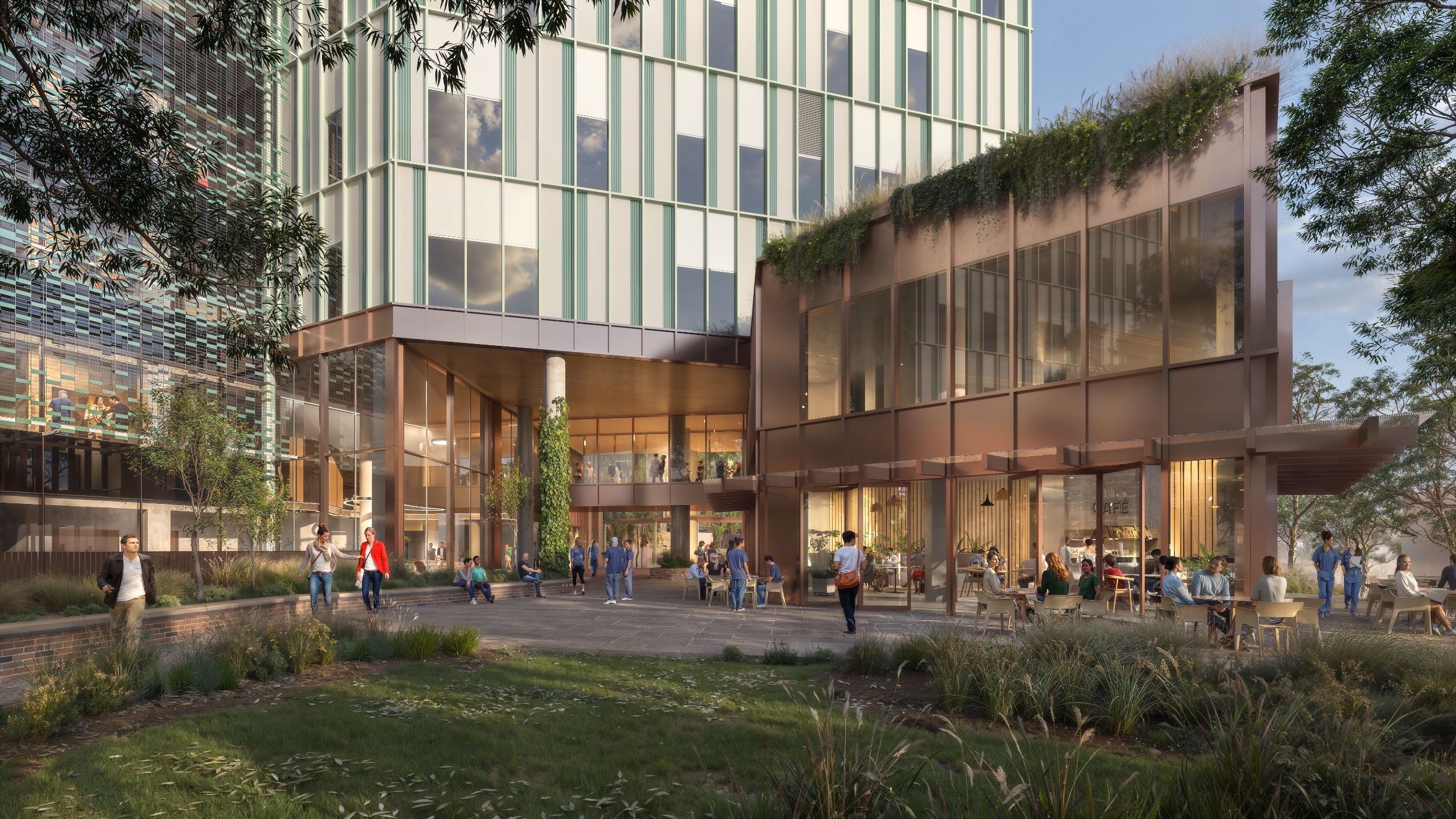 Artist's impression of the new Rouse Hill Hospital